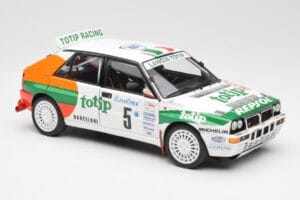 Lancia Delta HF Integrale Evo II Totip #5 A. Aghini / S. Farnocchia Rally Monte Carlo 1993 Kyosho 1:18 08348F Kov – obrázek 6 z 8