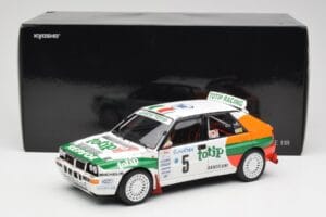Lancia Delta HF Integrale Evo II Totip #5 A. Aghini / S. Farnocchia Rally Monte Carlo 1993 Kyosho 1:18 08348F Kov – obrázek 8 z 8