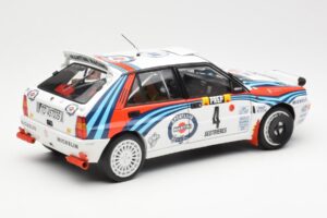 Lancia Delta HF Integrale Evo Martini #4 D. Auriol / B. Occelli Winner Rally Monte Carlo 1992 Kyosho 1:18 08348A Kov – obrázek 3 z 8