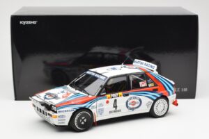 Lancia Delta HF Integrale Evo Martini #4 D. Auriol / B. Occelli Winner Rally Monte Carlo 1992 Kyosho 1:18 08348A Kov – obrázek 8 z 8