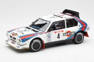 Lancia Delta S4 Martini #4 H. Toivonen / S. Cresto Rally Tour de Corse 1986 AUTOart 1:18 88620 Kov