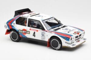 Lancia Delta S4 Martini #4 H. Toivonen / S. Cresto Rally Tour de Corse 1986 AUTOart 1:18 88620 Kov – obrázek 6 z 8