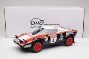 Lancia Stratos HF Gr.4 Černý #0 M. Alen / I. Kivimäki Rally San Remo 1978 Otto 1:12 G088 Pryskyřice – obrázek 6 z 6