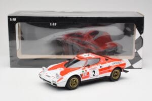 Lancia Stratos HF #2 J-B. Andruet / Biche Winners Tour de Corse 1974 Minichamps 1:18 155741702 Kov – obrázek 6 z 6