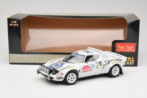 Lancia Stratos HF #2 Jolly Club A. Fassina / M. Mannini Rally Sanremo 1979 Sun Star 1:18 4510 Kov – obrázek 6 z 6