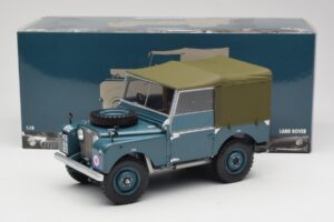 Land Rover 88 Series I Světle Modrý Minichamps 1:18 150168907 Kov – obrázek 8 z 8