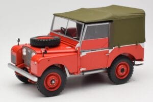 Land Rover 88 Series I Červený Minichamps 1:18 150168910 Kov