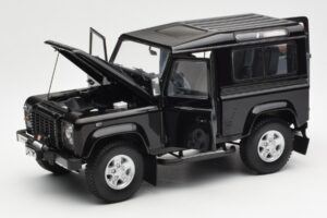 Land Rover Defender 90 Santorini Černý Metalíza Kyosho 1:18 08901BK Kov – obrázek 2 z 8