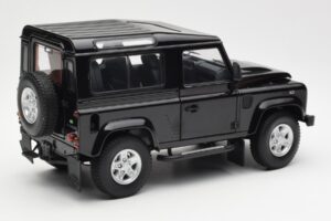 Land Rover Defender 90 Santorini Černý Metalíza Kyosho 1:18 08901BK Kov – obrázek 3 z 8