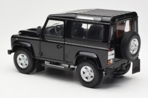 Land Rover Defender 90 Santorini Černý Metalíza Kyosho 1:18 08901BK Kov – obrázek 7 z 8