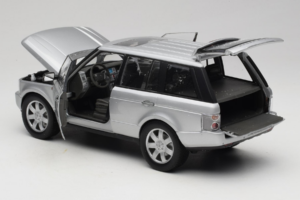 Land Rover Range Rover L322 Stříbrný Welly 1:18 12536W Kov – obrázek 5 z 8