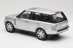 Land Rover Range Rover L322 Stříbrný Welly 1:18 12536W Kov – obrázek 7 z 8