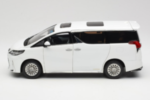 Lexus LM300h White Pearl Kyosho 1:18 08963WP Kov – obrázek 4 z 8