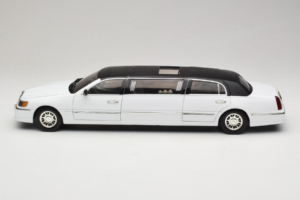Lincoln Limousine Bílý Sun Star 1:18 1260 Kov – obrázek 4 z 8