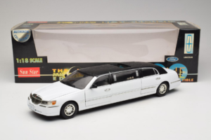 Lincoln Limousine Bílý Sun Star 1:18 1260 Kov – obrázek 8 z 8