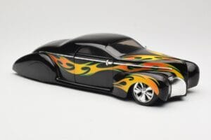 Lincoln Zephyr Scrape Custom Černý s Plameny Hot Wheels 1:18 57319 Kov – obrázek 6 z 8