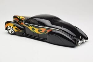 Lincoln Zephyr Scrape Custom Černý s Plameny Hot Wheels 1:18 57319 Kov – obrázek 7 z 8