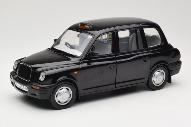London Taxi TX1 Černý Sun Star 1:18 1120 Kov