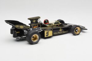 Lotus 72D #5 E. Fittipaldi John Player Special GP Spain 1972 MCG 1:18 MCG18610F Kov – obrázek 3 z 6