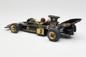 Lotus 72D #5 E. Fittipaldi John Player Special GP Spain 1972 MCG 1:18 MCG18610F Kov – obrázek 4 z 6