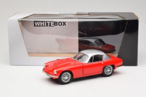 Lotus Elise S1 Červený & Stříbrný Whitebox 1:18 WB18003 Kov – obrázek 8 z 8