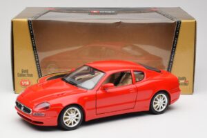 Maserati 3200 GT Červený Bburago 1:18 3341 Kov – obrázek 8 z 8