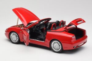 Maserati GT Spyder Červený Bburago 1:18 34097 Kov – obrázek 7 z 8