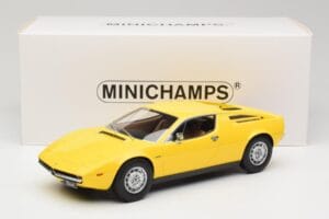 Maserati Merak Žlutý Minichamps 1:18 107123760 Pryskyřice – obrázek 6 z 6