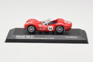 Maserati Tipo 61 #98 C. Shelby Times Mirror Grand Prix Riverside 1960 Minichamps 1:43 400601298 Kov
