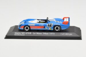 Matra Simca MS670B #12 J-P. Beltoise / J-P. Jabouille / J-P. Jaussaud 24 Hours of Le Mans 1973 Minichamps 1:43 430731112 Kov