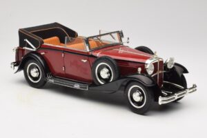 Maybach DS8 Zeppelin Červený Anson 1:18 30413 Kov – obrázek 6 z 8