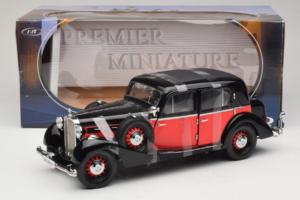 Maybach SW35 Hardtop Černý Červený Premier Miniature 1:18 PM-38208 Kov – obrázek 6 z 6