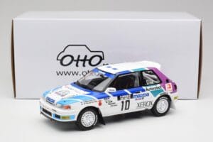 Mazda 323 GTX #10 T. Makinen / S. Harjanne 1000 Lakes Rally 1991 Otto 1:18 OT1099 Pryskyřice – obrázek 6 z 6
