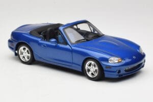 Mazda MX-5 NA 10th Anniversary Blue Metallic Gate 1:18 01071 Kov – obrázek 6 z 8