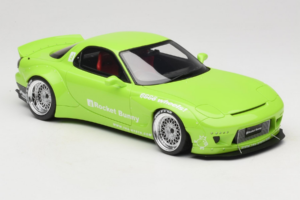 Mazda RX-7 FD Rocket Bunny Pearl Green Otto 1:18 OT1155 Pryskyřice – obrázek 4 z 6
