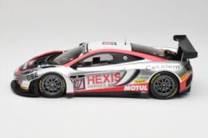 McLaren 12C GT3 Hexis Racing #107 O. Panis / F. Cazenave 24 Hours of Spa 2013 Minichamps 1:18 151131397 Kov – obrázek 3 z 6