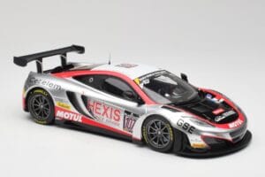 McLaren 12C GT3 Hexis Racing #107 O. Panis / F. Cazenave 24 Hours of Spa 2013 Minichamps 1:18 151131397 Kov – obrázek 4 z 6