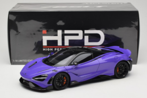 McLaren 765LT Fialový HPD 1:18 HPD18005 Kov – obrázek 8 z 8