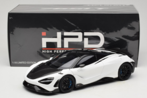 McLaren 765LT Bílý HPD 1:18 HOD18007 Kov – obrázek 8 z 8