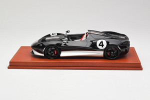 McLaren Elva Černý Stříbrný AB Models 1:18 REMC022 Pryskyřice