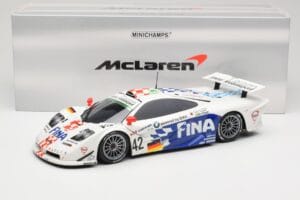 McLaren F1 GTR BMW Motorsport #42 J. Lehto / S. Soper / N. Piquet 24 Hours of Le Mans 1997 Minichamps 1:18 530133742 Kov – obrázek 8 z 8