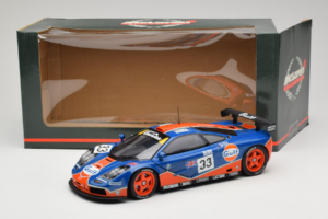 McLaren F1 GTR Gulf #33 R. Bellm / M. Weaver / J-J. Lehto 24 Hours of Le Mans 1996 UT Models 1:18 530161833 Kov – obrázek 8 z 8