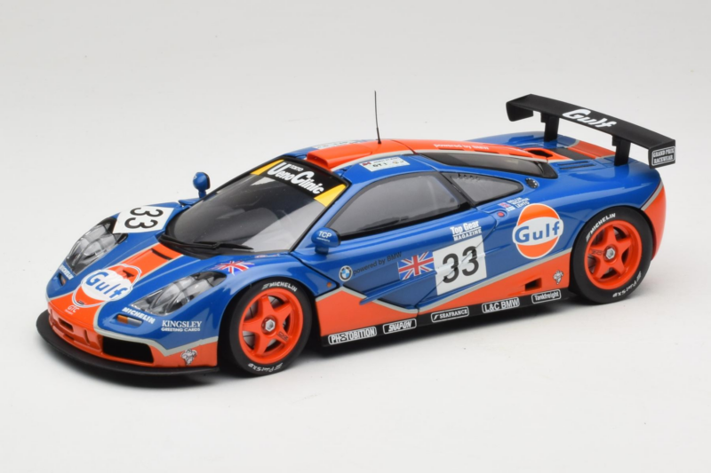 McLaren F1 GTR Gulf #33 R. Bellm / M. Weaver / J-J. Lehto 24 Hours of Le Mans 1996 UT Models 1:18 530161833 Kov