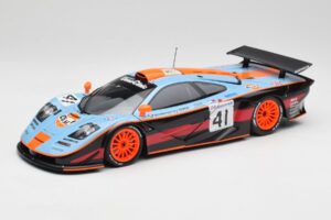 McLaren F1 GTR Gulf #41 P. Gounon / S. Oloffson 24 Hours of Le Mans 1997 Minichamps 1:18 530133741 Kov