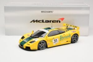 McLaren F1 GTR Harrods Mach One Racing #51 A. Wallace / D. Bell / J. Bell 24 Hours of Le Mans 1995 Minichamps 1:18 530133551  – obrázek 8 z 8