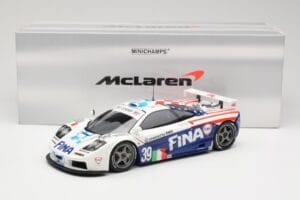 McLaren F1 GTR Team Bigazzi #39 N. Piquet / A. Cecotto / D. Sullivan 24 Hours of Le Mans 1996 Minichamps 1:18 530133639 Kov – obrázek 8 z 8