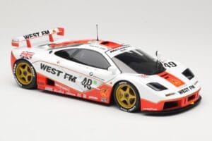 McLaren F1 GTR West Competition #49 J. Nielsen / J. Mass / T. Bscher 24 Hours of Le Mans 1995 Minichamps 1:18 530133549 Kov – obrázek 6 z 8