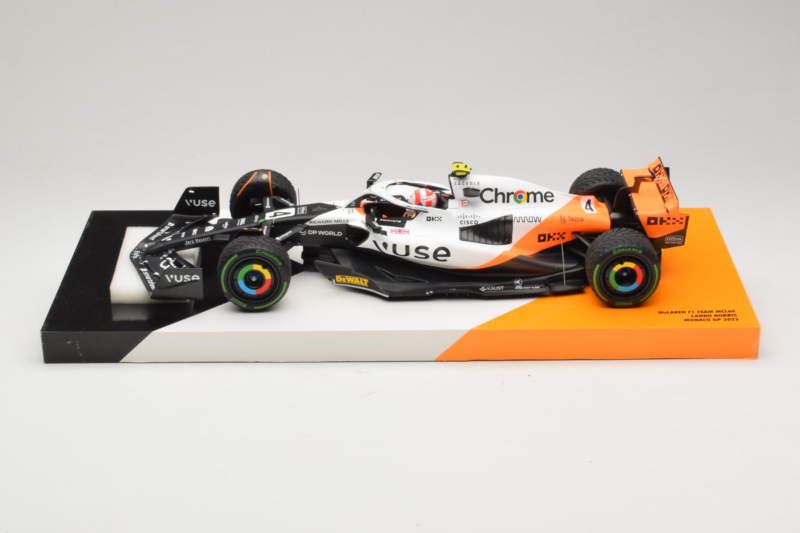 McLaren MCL60 #4 L. Norris McLaren F1 Team Monaco Grand Prix 2023 Minichamps 1:18 533232504 Pryskyřice