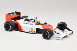 McLaren MP4/5B Honda #27 A. Senna Marlboro McLaren F1 World Champion 1990 Minichamps 1:18 540901827 Kov – obrázek 4 z 7