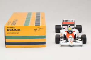 McLaren MP4/5B Honda #27 A. Senna Marlboro McLaren F1 World Champion 1990 Minichamps 1:18 540901827 Kov – obrázek 6 z 7